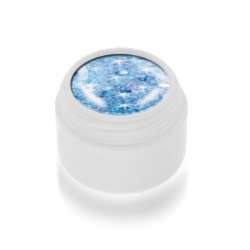 Glitter gel light blue