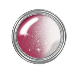 Thermo gel magenta-white glitter